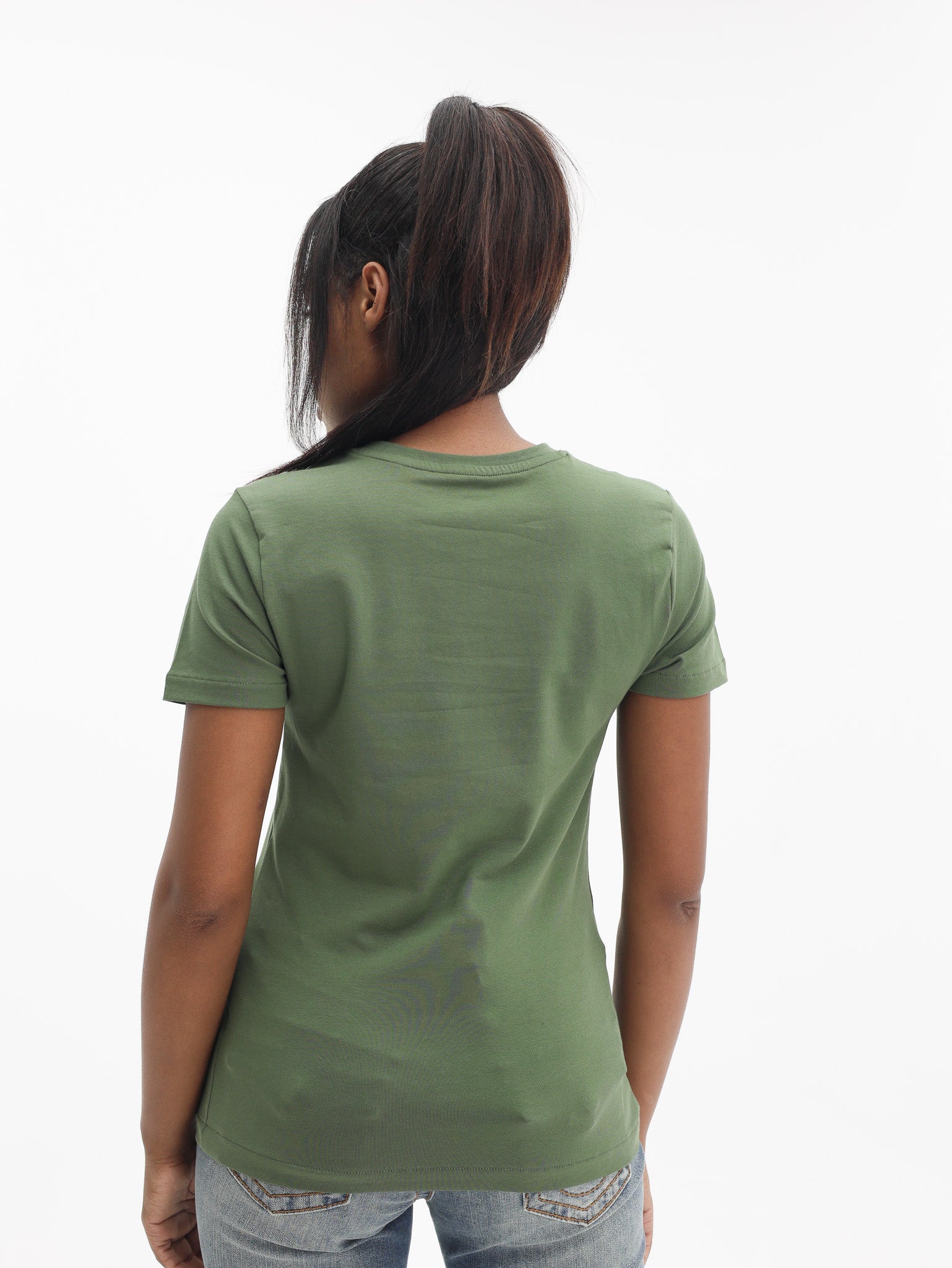 Polo Ladies T-shirt Logo Olive